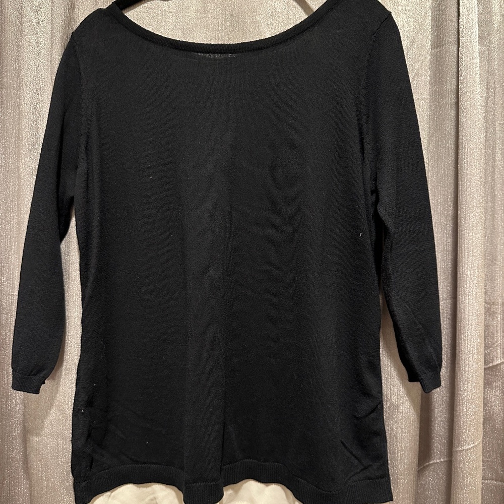 The Limited Open Back Sweater with Lining - NWT